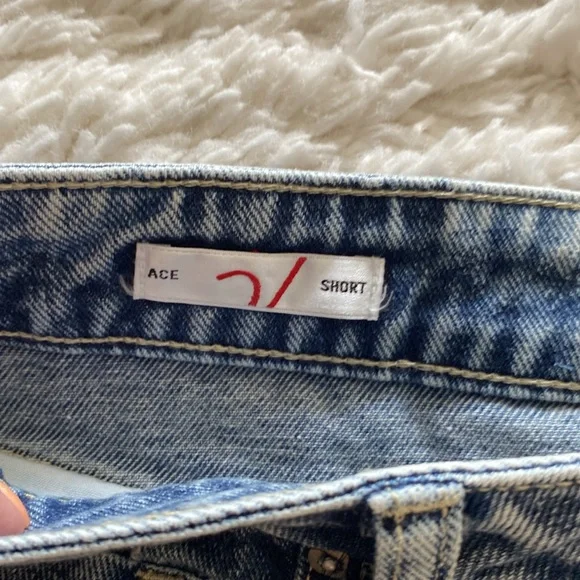 Vigoss Blue Star Jean Shorts - Picture 8 of 8